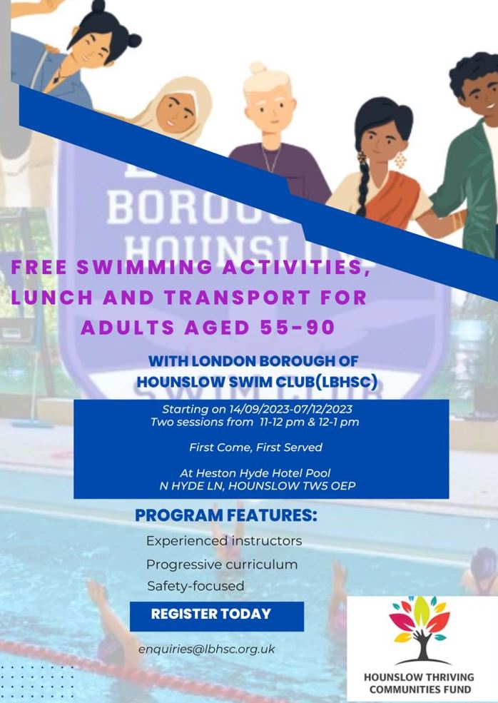 Swim Project for Older People Ealing and Hounslow CVS